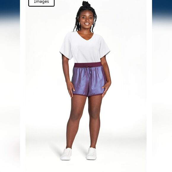 NWT Avia Women's Shine shorts Size L - Picture 7 of 7